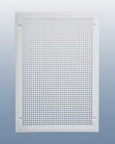 Решетки вентиляционные накладные металлические (Тип перфорации 3-5) фото